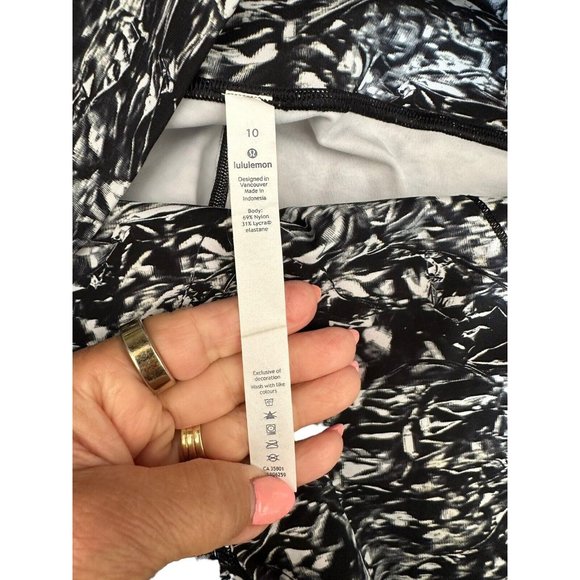 Lululemon Wunder Under Hi-Rise 10Tight 28" Liquid Platinum Alpine White 4 - Picture 4 of 6